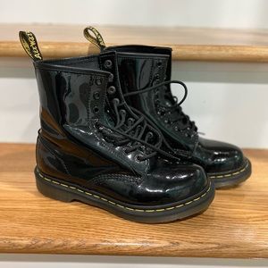 Patent Leather Doc Marten’s Combat Boots 🥾